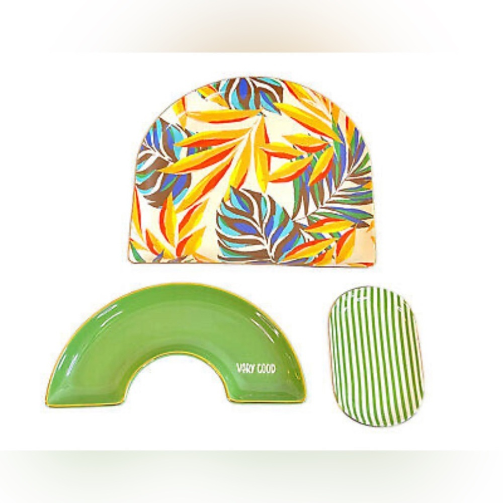 NWT 3 piece nesting tray set Tabitha Brown for target “very good” text